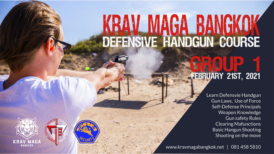 Defensive Handgun Course Krav Maga Bangkok SelfDefense