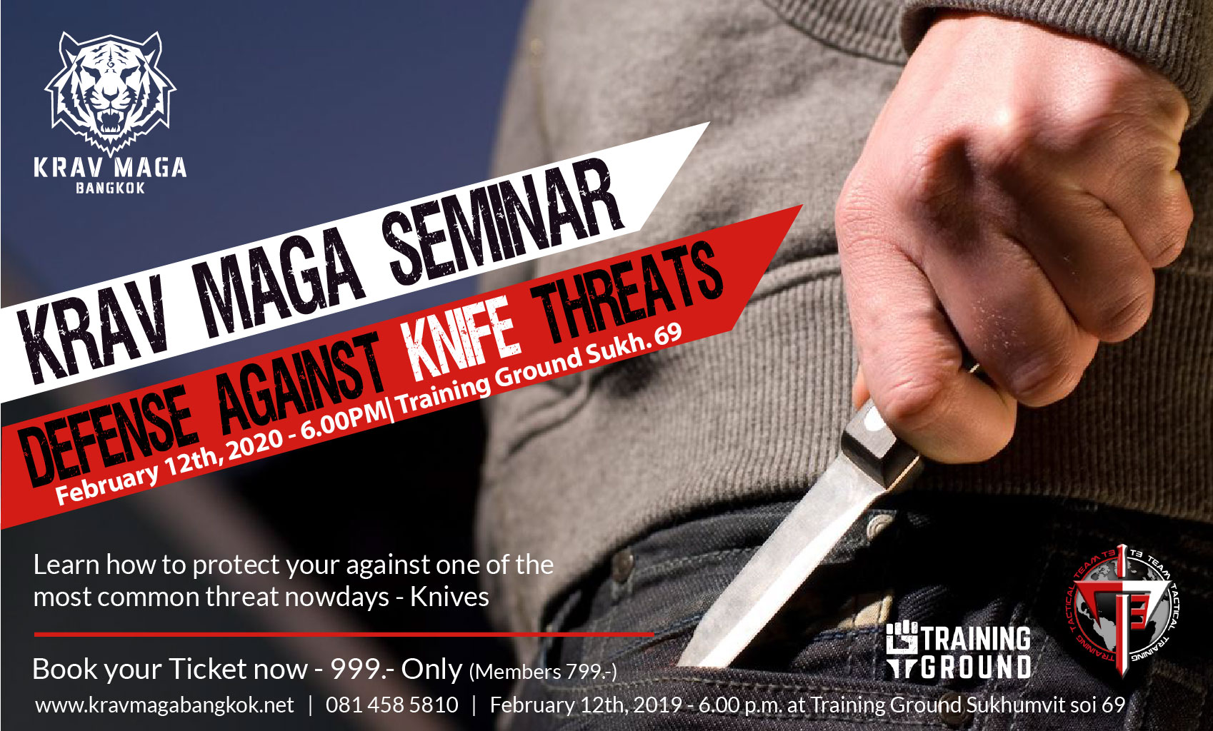 You are currently viewing Defense Against Knife Threats – Seminar